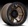 Fuel Block Beadlock D124 Bronze Custom Truck Wheels Rims